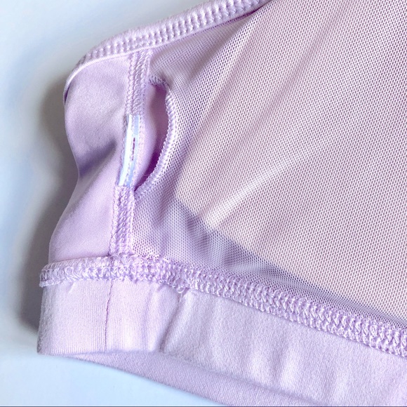 NEW SO AUTHENTIC AMERICAN HERITAGE Sports Bra Racerback Straps Medium Pink Women - Picture 9 of 13